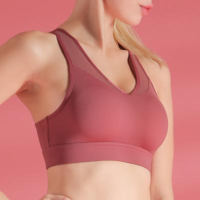 China Wholesale Breathable Seamless Running Workout Fitness Yoga Women Sports Bra High Impact Bra for sale