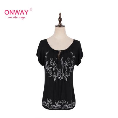 China Onway Customized Size Stretch Comfy Black Tank Top Comfortable Casual Long Tops With Rope Tassel for sale