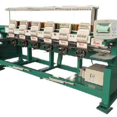 China CHUANGJIA Hotels 6 Heads Tubular Embroidery Machine for sale