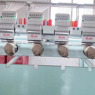 China CHUANGJIA Hotels Tubular/T-shirt/Hat Embroidery Machine 6 Heads 12 Needles for sale