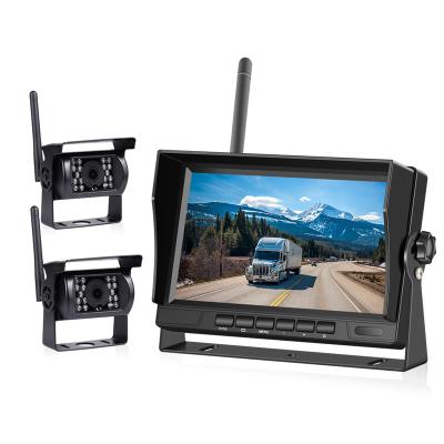 China Multi-Language Support 7 Inch Car Monitor Screen Wireless Reverse Vehicle Monitors Reversing Camera Screen For Car Monitor For Auto Truck RV for sale