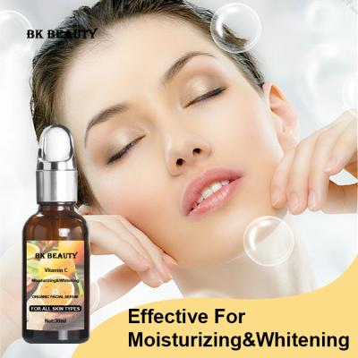 China Odm Factory OEM Skin Revitalizer Low Moq Private Label Wholesale Vitamin C Whitening Best Bleaching Serum For Face for sale