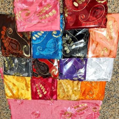 China African Swiss Voile Long Headwrap Silk Scarves For Elegant Women for sale