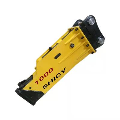 China Excavator 3-25 Ton Excavator Front End Silenced Hydraulic Box Hammer With 100 Mm Chisel for sale