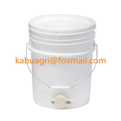 China Food grade plastic food grade 15/20/25 liter plastic honey container plastic honey bucket for sale