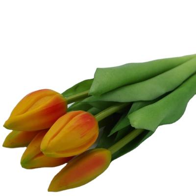 China Amazon Band Selling High Quality Tulip Artificial Tulip Flowers Artificial Tulip Wedding Decoration Flower P-contact for Decoration for sale