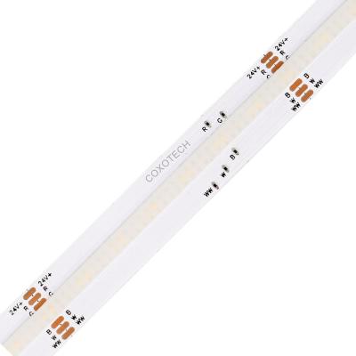 China Wide Theme Park P5000 560led RGBCCT Cob Ra80 DC24V Led Strip Light for sale