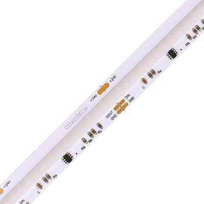 China Hotel S5000 840chips Wide Cob Digital RGB 12mm Led Strip Light for sale