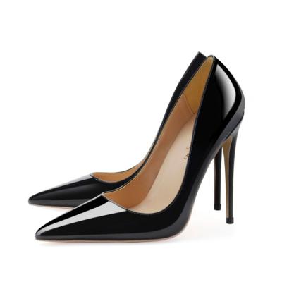 China Simple color headed sexy hot elegant shoes high heels Toe Stiletto Pumps Shoes Pencil European women's ladies women's light 2023 for sale