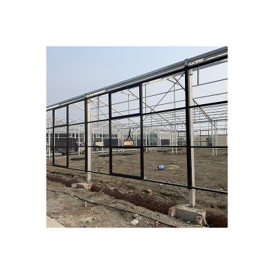 China Morden View Outdoor Rain Proof Aluminum Greenhouse With Glass Roof Garden for sale