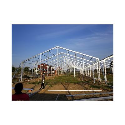 China Rain Proof Factory Price Outdoor Glass Greenhouse Can Be Customized Floral Tent For Outdoor Product for sale