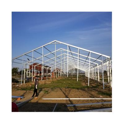 China Direct Selling Professional Indoor Outdoor Glass Greenhouse Professional Workmanship Rain Proof Glass Greenhouse For Outdoor Product for sale