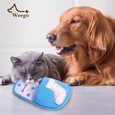 China Weego Viable Cloth Slippers Train Dog Pad Reusable Suturing Washable Training Pad Slow Food Pet Training Pad for sale