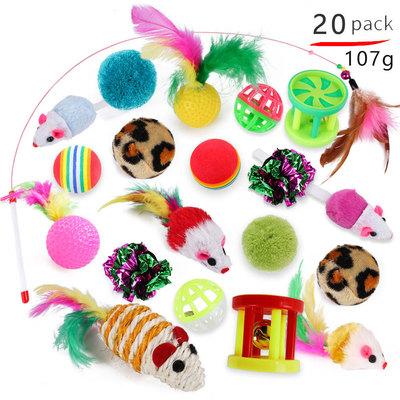 China 2021 Viable Hot Selling Weego Amazon Pet Cat Train Toys Hamster Pet Toys Ball Pet Plush Toy Set For Cats for sale