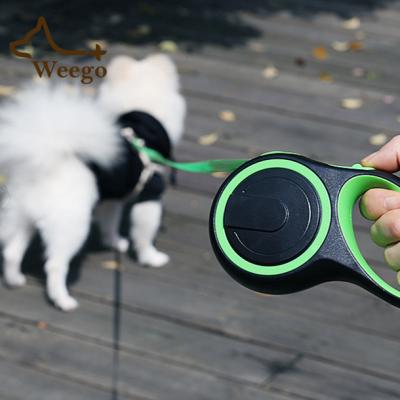 China Weego China Pet Products Customized Luxury Nylon Automatic Retractable Dog Leash Pet Leash for sale