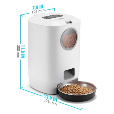 China Wholesale Auto GT Amazon Features Voice Recording Automatic Pet Feeder 4.5L Microchip Pet Feeder Up To 4 Meals Per Day for sale