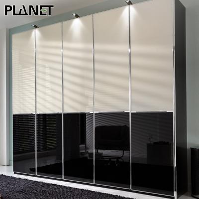 China Sliding doors (height) of latest design adjustable Korean projects furniture walk in metal/wooden/plastic wardrobe for sale