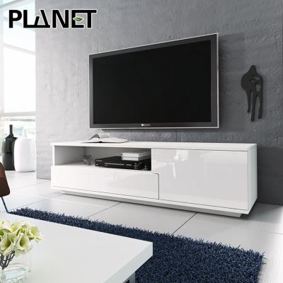 China Modern Design Solid Wood TV Stand Living Room Furniture Stand (Size) Hot Sale Adjustable Long TV Cabinet for sale