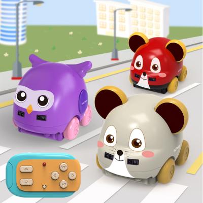 China Cute Cartoon Hand Control Animal Induction RC Hobby Car Gesture Sensor RC Car Auto Following Toy for sale