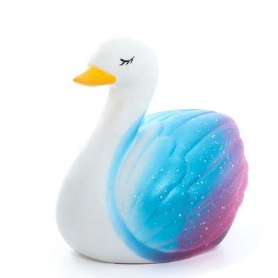 China Animal Battery Operated Fantasy Cute Swan Baby LED Starry Night Light Lamp for sale