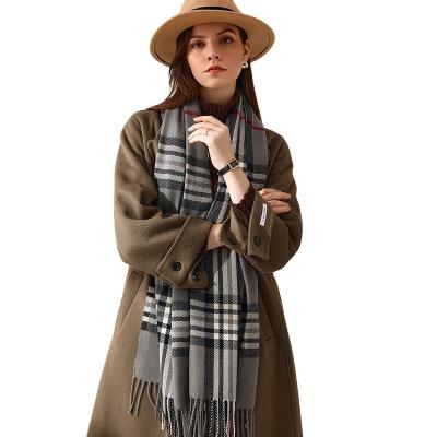 China 2021new Winter Long Autumn Clothing Accessories Wool Contrast Color Scarf Warm Colorful Scarf Fashion Scarf for sale