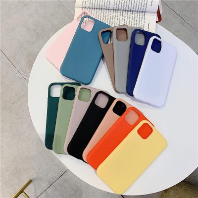 China Wholesale Price Ultra Thin Matte Case For iphone 11 12 pro TPU Case For iPhone 12 Mini Thin Case Shell Funda Fit For iPhone 11 for sale