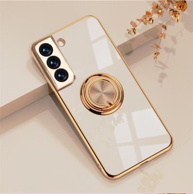 China Anti-drop S21 plus Ring Stand Silicone Phone Back Cover for Fe S20, Galaxy S20 Ultra Hanging Stand for Samsung Note 20 Case for sale