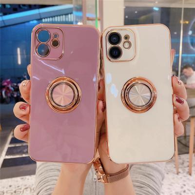 China Anti-fall Camera Protective Ring Holder Cell Phone Case for Girl Women for iphone Se 11 Max 12 pro, Phone Cover Case Hang for sale