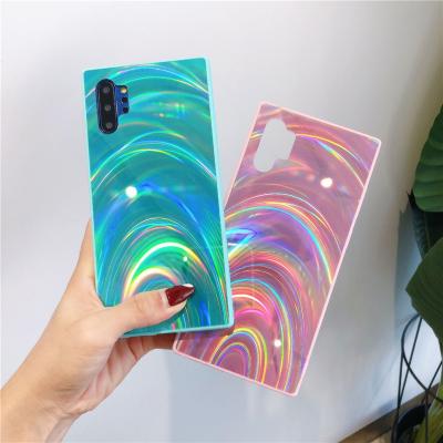 China High Quality Designer Tpu Aurora Laser PC TPU Phone Case For Samsung Galaxy S10PLUS S10e,rainvow A71 Case for sale