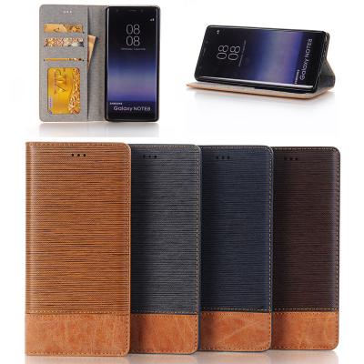 China Retro Flip Wallet Leather Case Cover For Samsung Note8, For Samsung Note 8 Case for sale