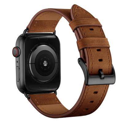 China Femail/male for apple watch band leather saffiano customized, for apple watch band strap leather for sale