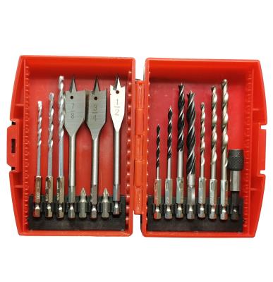 China 16 Pcs Multi Functional HSS Drilling Machine Set For Metal And Wood for sale