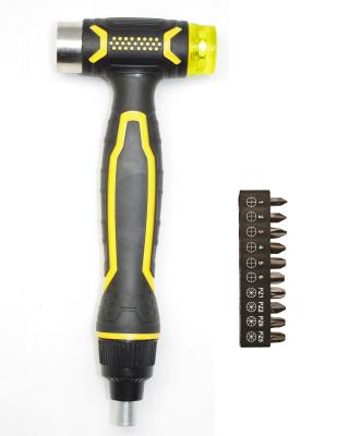 China Machinist Hammer 13-in-1 Ratchet Hammer with Screwdriver and Mallet for sale