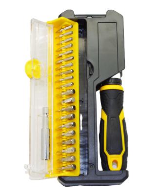 China Multi Functional 24-In-1 Screwdriver Set , Bit Tool Kit Set Chrome Plated Bits for sale