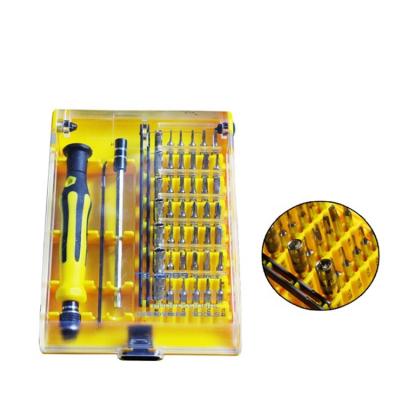 China 45-In-1 Precision Multi Functional Screwdriver Set Tool Kit Tool Kit With Tweezers for sale