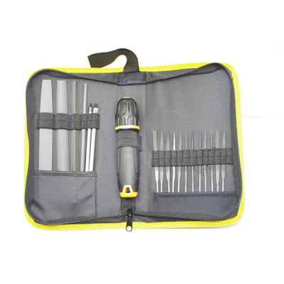 China 18-IN-1 Multi Functional Tool Kit with File Set and Screwdriver with Nylon Bag for sale