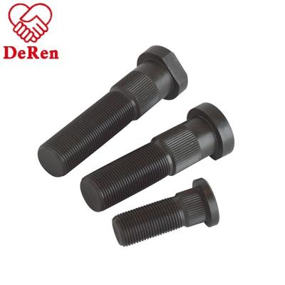 China Hot Selling Stainless Steel Wheel Bolt With Nut High Tensile Black Oxide for sale