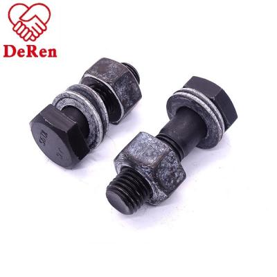 China General Industry Heavy Hex Bolt With Nuts For Steel StructuralDIN6914 / DIN6915 / DIN6916 for sale