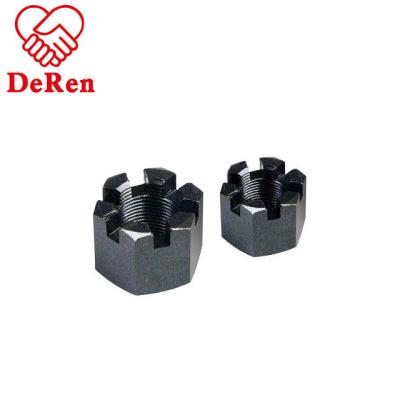 China Automotive Industry All Size Zinc Hex Slotted / Castle Nut DIN937 for sale