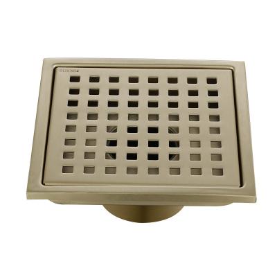 China 304 Stainless Steel Process Modern Electroplating Anti Blocking Floor Drain for sale