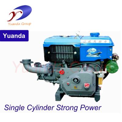 China Hotels choose excellent design single cylinder diesel engine TS40 40hp mini cylinder diesel engine for finished boat for sale