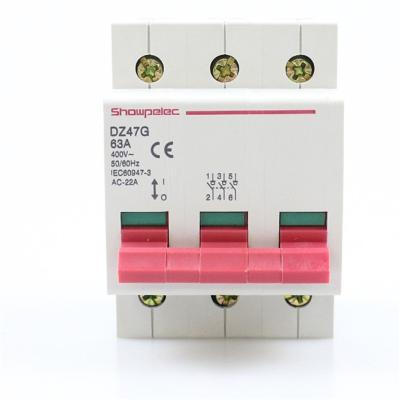 China China specializes in the production of flame retardant leakage protector isolation switches DZ47G-7 for sale