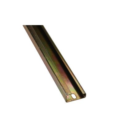 China Steel Breaker Factory Sale Rail 1mm Thickness OEM Color-Plated Zinc Din Rails for sale