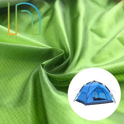 China Waterproof Ripstop Fabric 100% Nylon Anti-UV Fabric Ripstop Waterproof To Customize Shape For Tent for sale