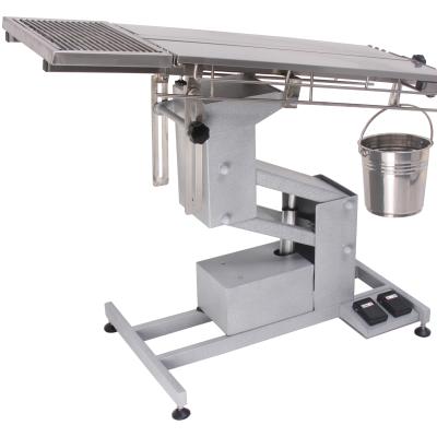 China Eco-friendly Stainless Steel Vet Clinic Ophthalmology Electric Lifting Tilting Table for sale