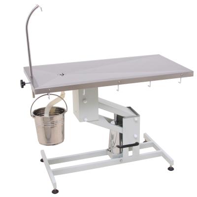 China Top Economical SUS304 Stainless Steel SUS304 Stainless Steel Electric Veterinary Operation Table Clinic Veterinary Equipment for sale