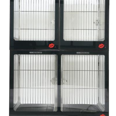 China Multi Breathable High Quality Breathable Heavy Duty Wire Space Parrot Cage Three Steel Breeding Bird Cages Which Can Be Kept Separately for sale