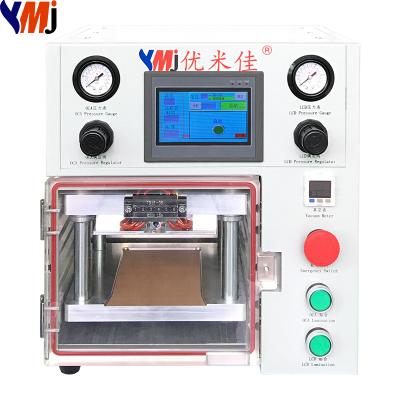 China SS/Aluminum alloy YMJ oca laminator machine for iphone repair and edge glass double valve pressure regulating machine for sale