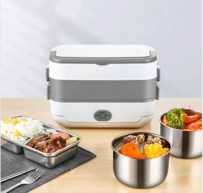 China Fashionable Rice Cooker Camp Or Dual Use Outdoor With Nonstick Electric Food Bento Warmer Lunch Box for sale