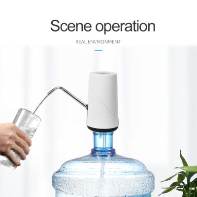 China One button opertaion with popular mini blue light water dispenser hot-selling USB rechargeable water pump for sale